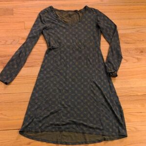 Toad&Co Green Patterned Dress